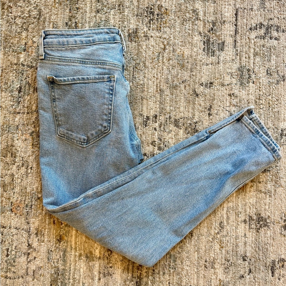 Old Navy Women’s High Rise OG Straight Side-Slit Ankle Jeans size 6